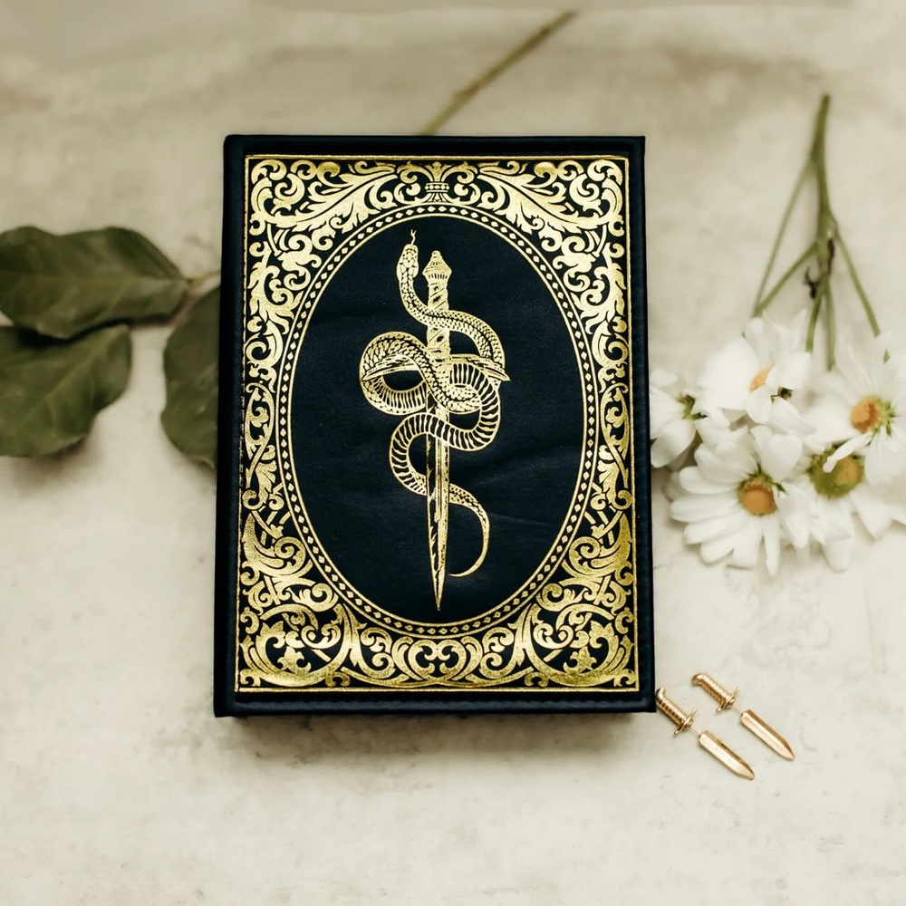 The Bookish Box Serpent and the Wings of Night Jewlery Book